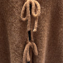 baby alpaca Mid-length sleeve Cardigan crew neck art.21287