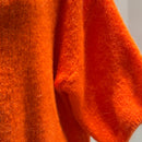 baby alpaca Mid-length sleeve Cardigan crew neck art.21287