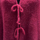 baby alpaca Mid-length sleeve Cardigan crew neck art.21287