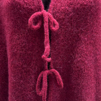 baby alpaca Mid-length sleeve Cardigan crew neck art.21287