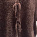 baby alpaca Mid-length sleeve Cardigan crew neck art.21287