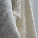 baby alpaca long sleeve Cardigan crew neck art.21502