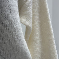 baby alpaca long sleeve Cardigan crew neck art.21502