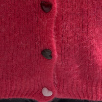 baby alpaca long sleeve Cardigan crew neck art.21502