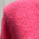 baby alpaca long sleeve Cardigan crew neck art.21502