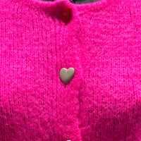 baby alpaca long sleeve Cardigan crew neck art.21502