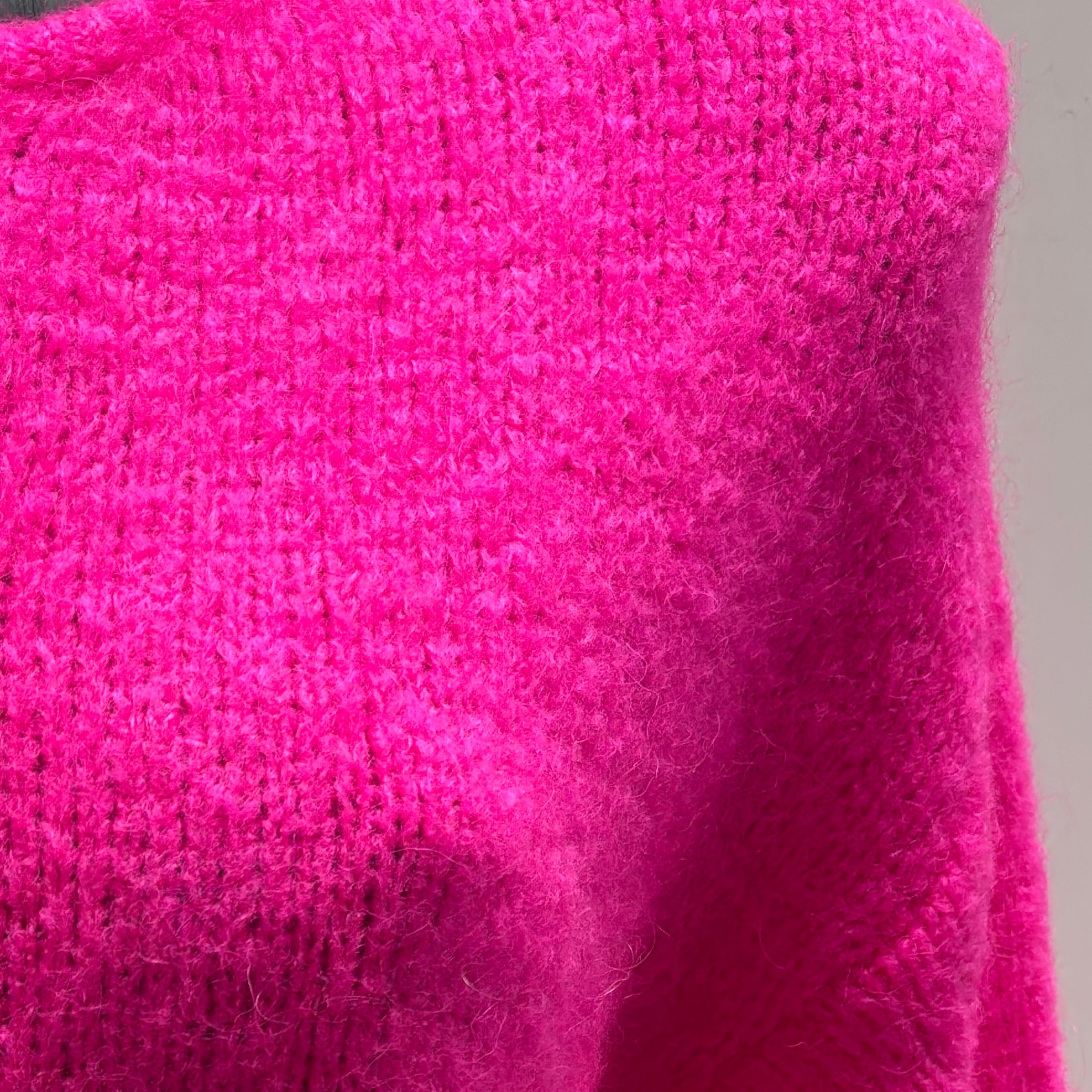 baby alpaca long sleeve Cardigan crew neck art.21502