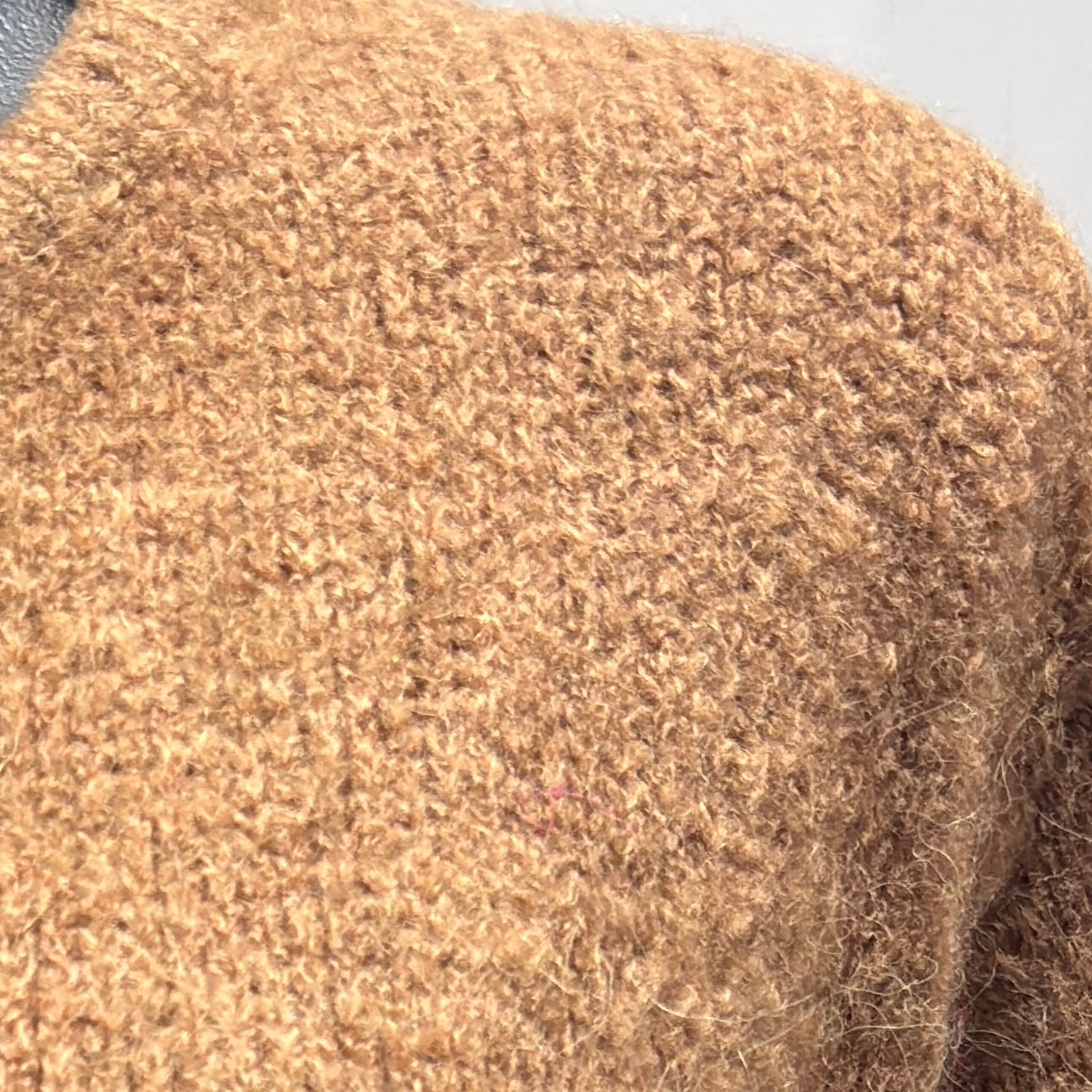 baby alpaca long sleeve Cardigan crew neck art.21502