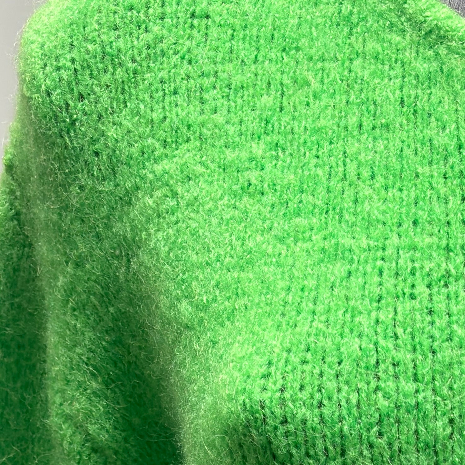 baby alpaca long sleeve Cardigan crew neck art.21502