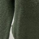 baby alpaca long sleeve Cardigan crew neck art.21502