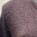 baby alpaca long sleeve Cardigan crew neck art.21502