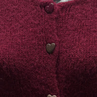 baby alpaca long sleeve Cardigan crew neck art.21502