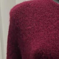 baby alpaca long sleeve Cardigan crew neck art.21502