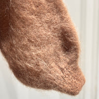 Baby mohair, V-neck polo collar, short-sleeved, Casual, Short style art.mh6101