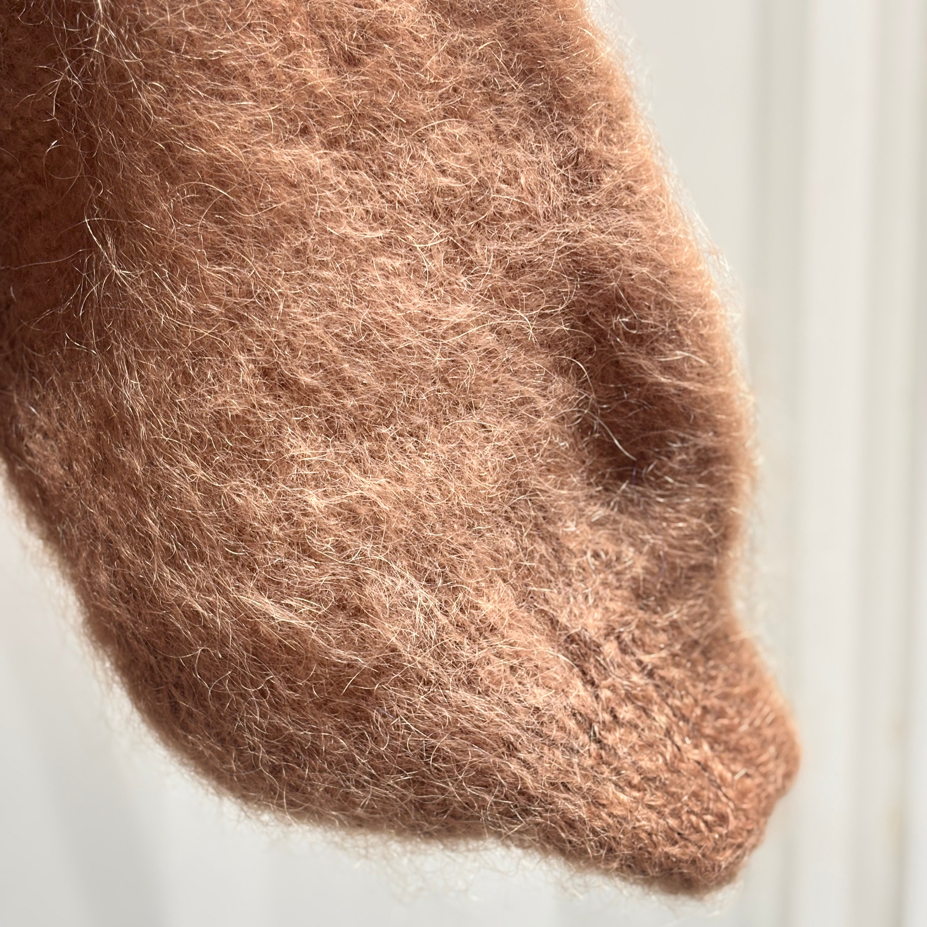 Baby mohair, V-neck polo collar, short-sleeved, Casual, Short style art.mh6101