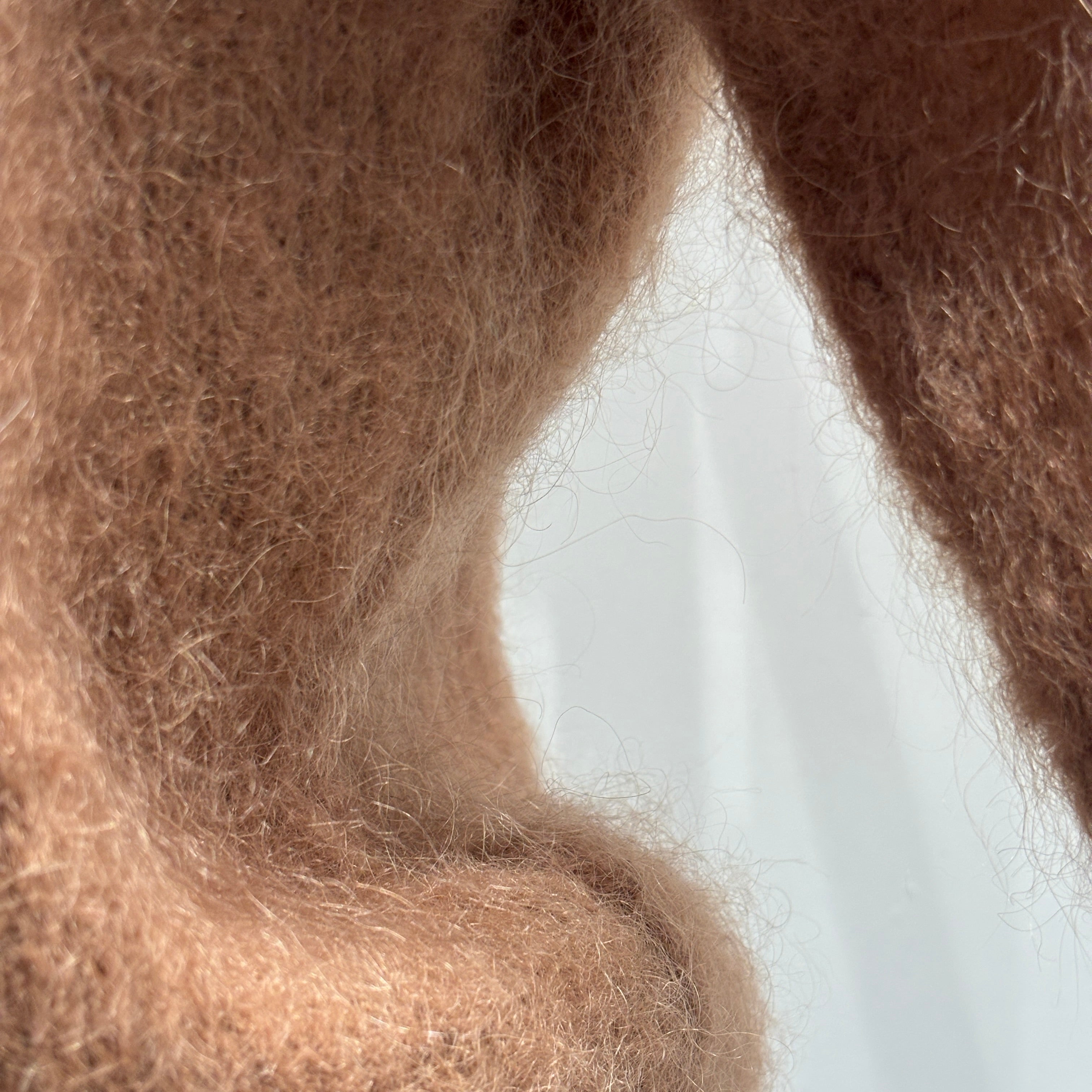 Baby mohair, V-neck polo collar, short-sleeved, Casual, Short style art.mh6101