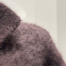 Baby mohair, V-neck polo collar, short-sleeved, Casual, Short style art.mh6101