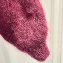 Baby mohair, V-neck polo collar, short-sleeved, Casual, Short style art.mh6101