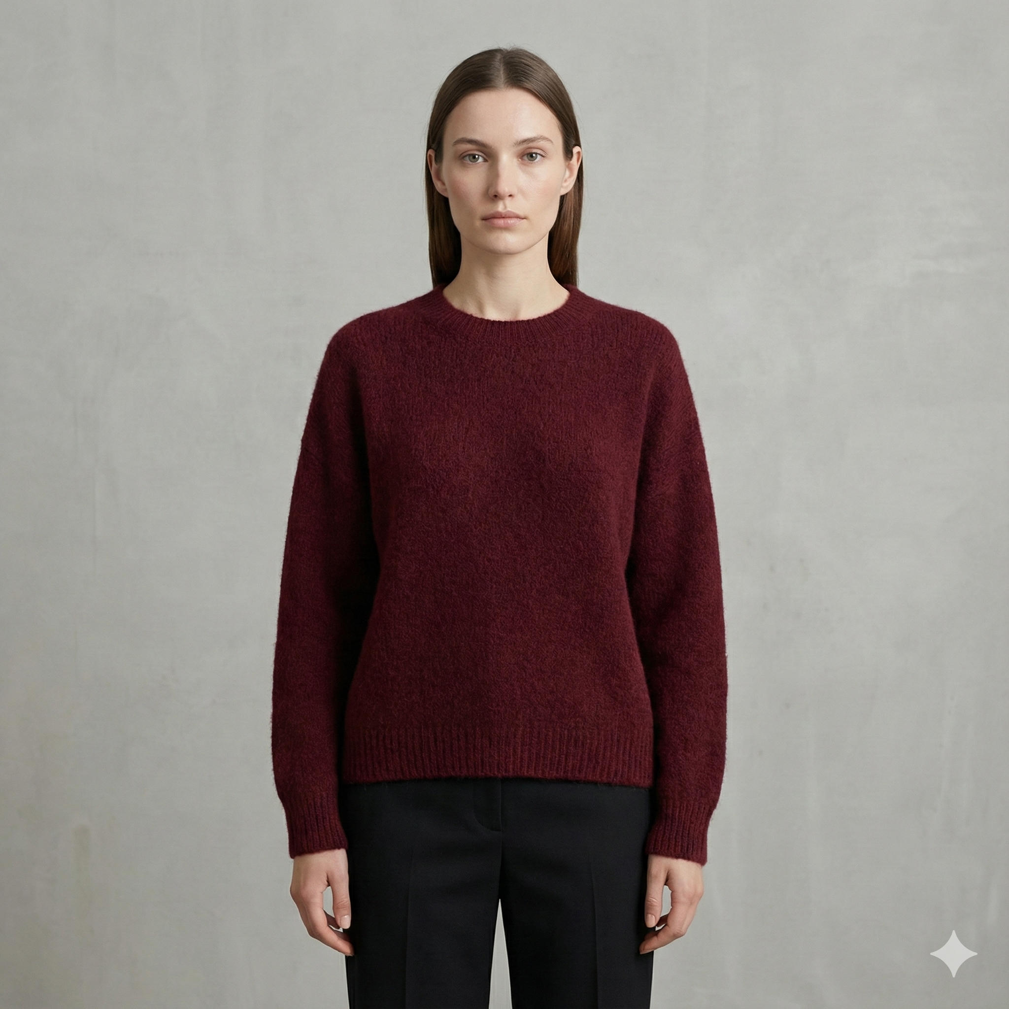 baby alpaca long sleeve sweater art.21692