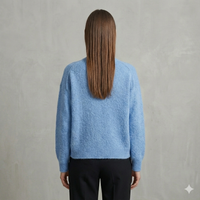 baby alpaca long sleeve sweater art.21692