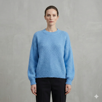 baby alpaca long sleeve sweater art.21692