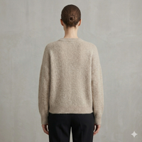 baby alpaca long sleeve sweater art.21692