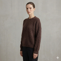 baby alpaca long sleeve sweater art.21692