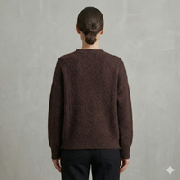 baby alpaca long sleeve sweater art.21692