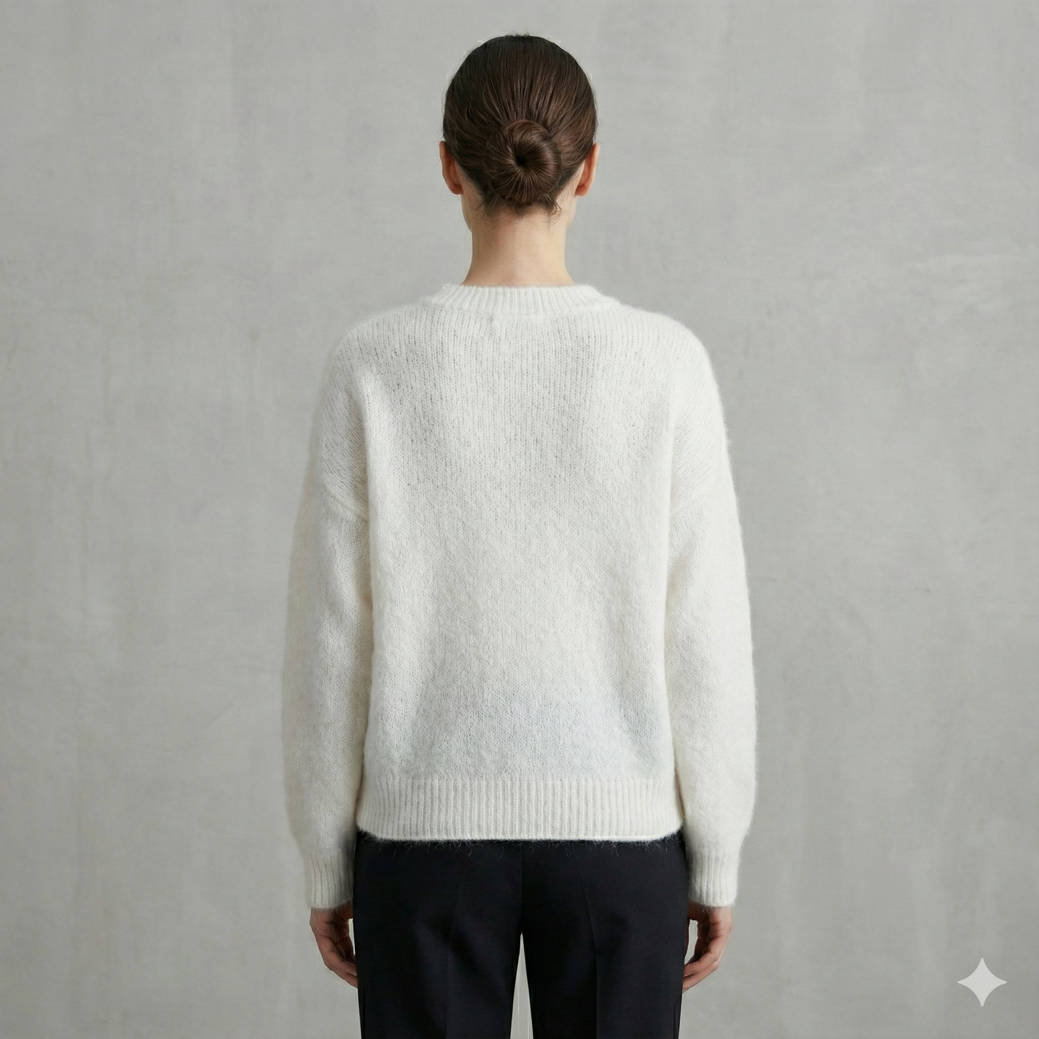 baby alpaca long sleeve sweater art.21692