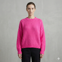 baby alpaca long sleeve sweater art.21692