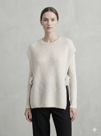 baby alpaca Vest, waistcoat, straps art.21577