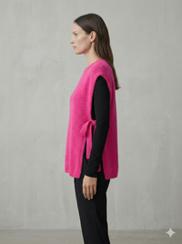 baby alpaca Vest, waistcoat, straps art.21577