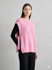 baby alpaca Vest, waistcoat, straps art.21577