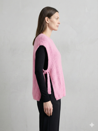 baby alpaca Vest, waistcoat, straps art.21577