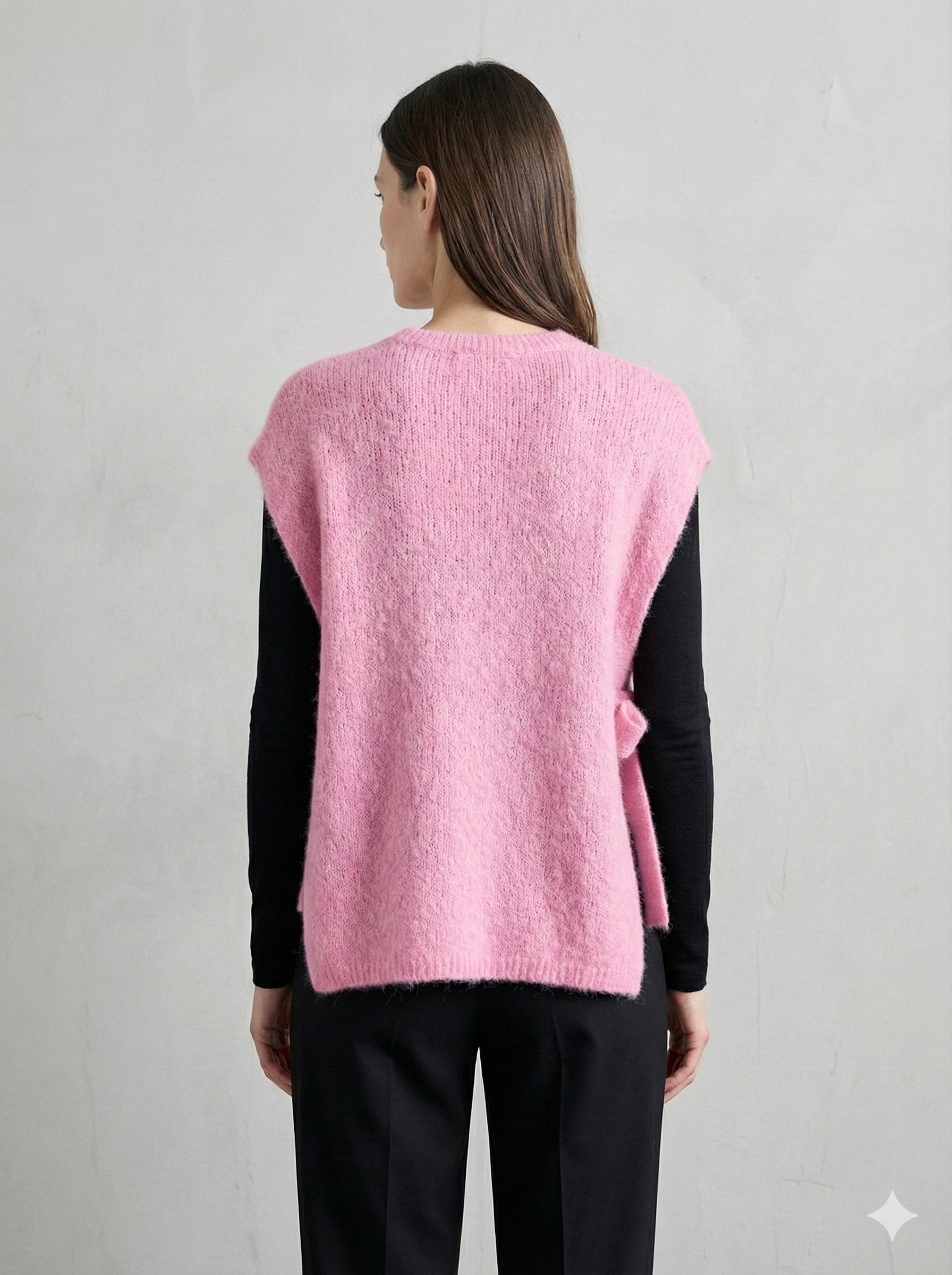 baby alpaca Vest, waistcoat, straps art.21577