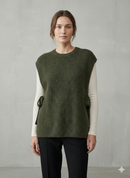 baby alpaca Vest, waistcoat, straps art.21577