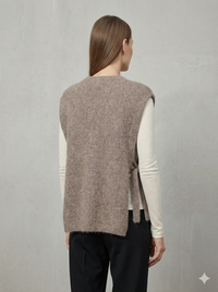 baby alpaca Vest, waistcoat, straps art.21577