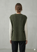 baby alpaca Vest, waistcoat, straps art.21577