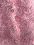 Baby Mohair Short-Sleeve Cardigan Art.21579