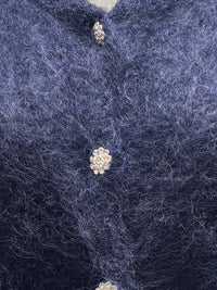 Baby Mohair Short-Sleeve Cardigan Art.21579