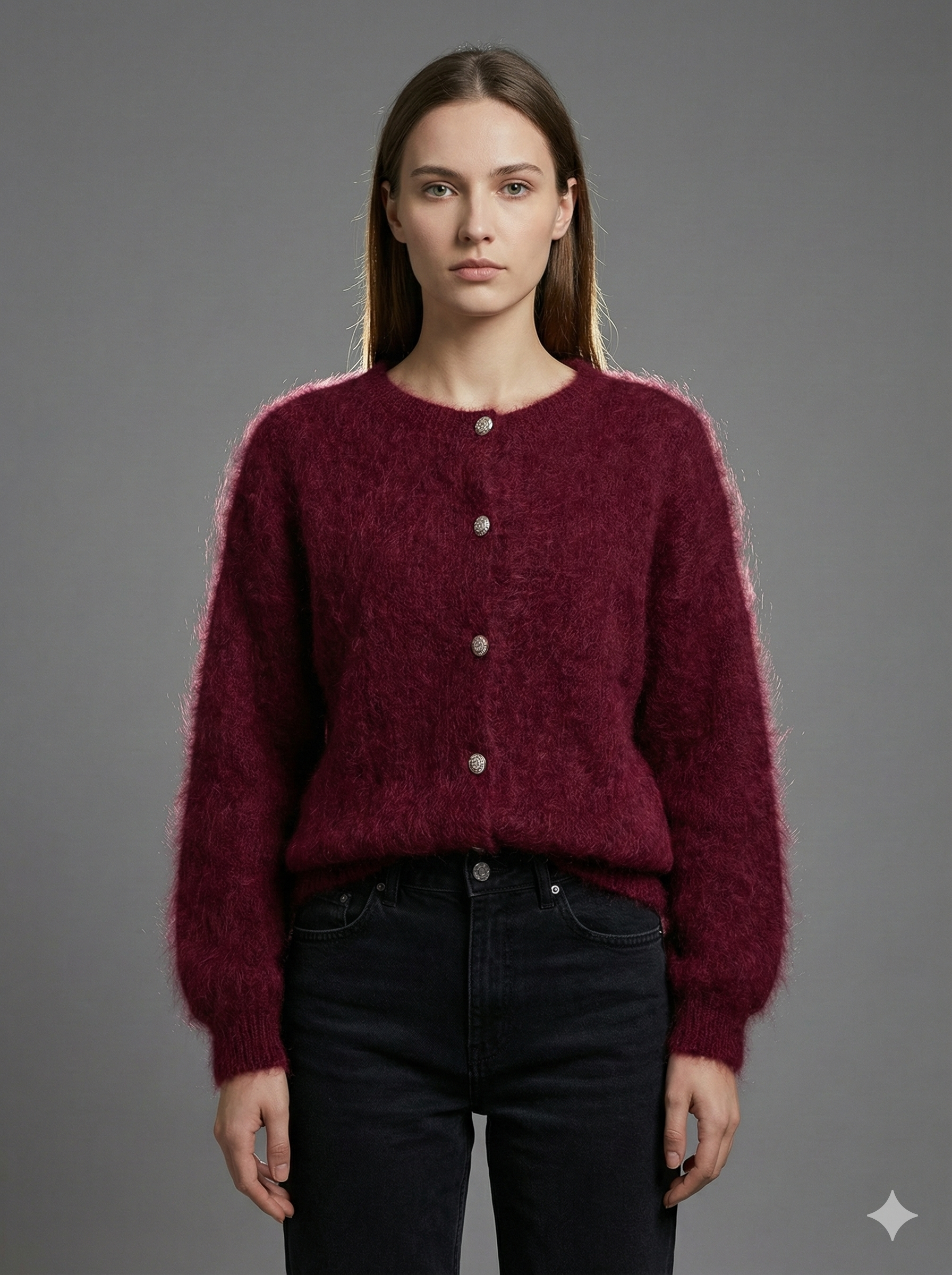 Baby Mohair Short-Sleeve Cardigan Art.21317