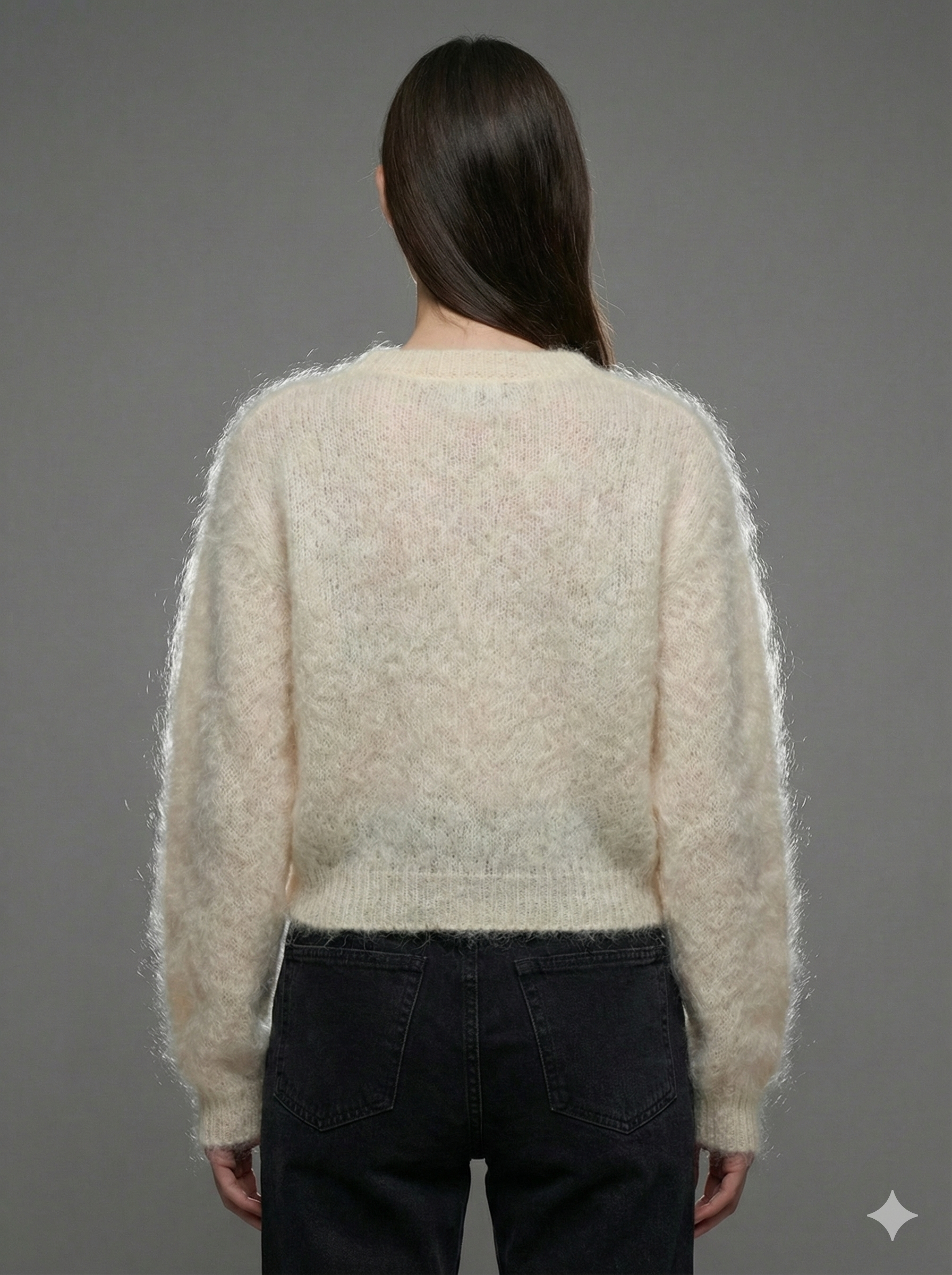 Baby Mohair Short-Sleeve Cardigan Art.21317