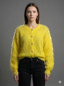 Baby Mohair Short-Sleeve Cardigan Art.21317