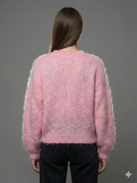 Baby Mohair Short-Sleeve Cardigan Art.21317