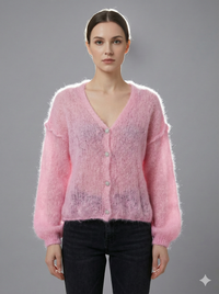 Baby Mohair long-Sleeve Cardigan Art.21597