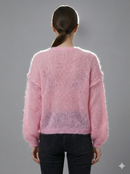 Baby Mohair long-Sleeve Cardigan Art.21597