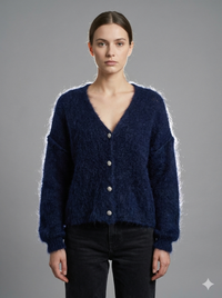 Baby Mohair long-Sleeve Cardigan Art.21597