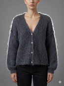 Baby Mohair long-Sleeve Cardigan Art.21597