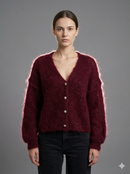 Baby Mohair long-Sleeve Cardigan Art.21597