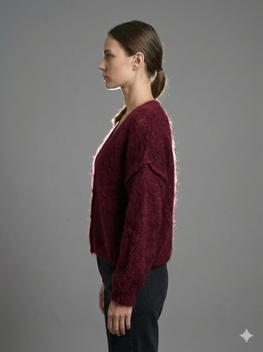 Baby Mohair long-Sleeve Cardigan Art.21597